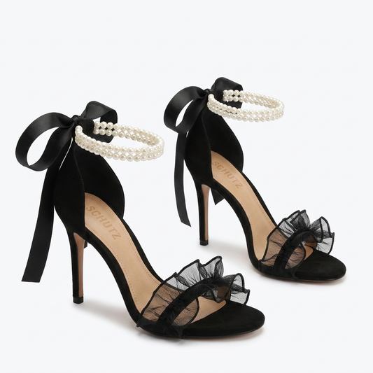 Isabella Ankle Bow Heels