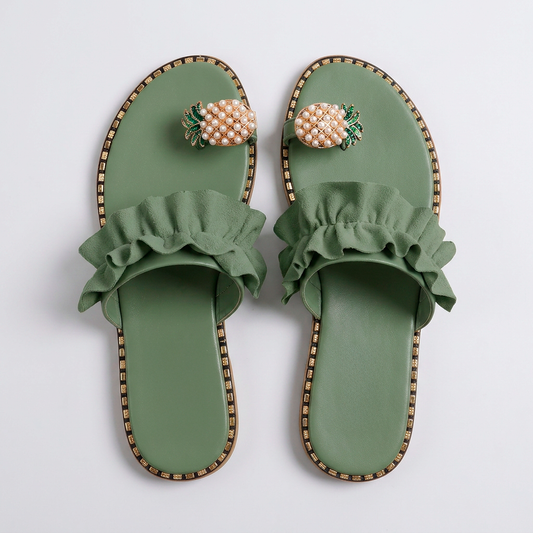 Pearl Bloom Slippers