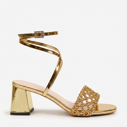 Aurora Crystal Strappy Heels