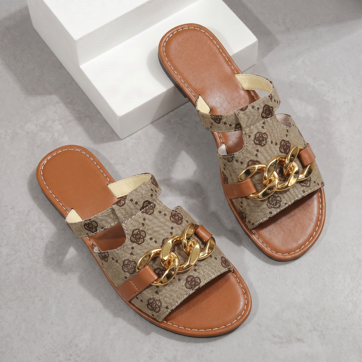 Camelia Shine Sandals