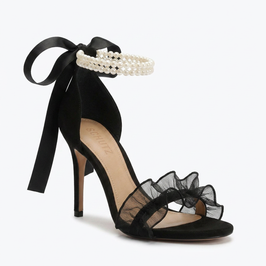 Isabella Ankle Bow Heels