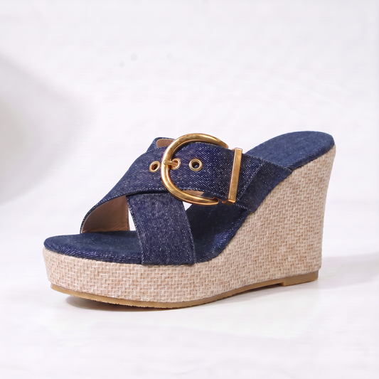 Isla Buckle Platform Sandals