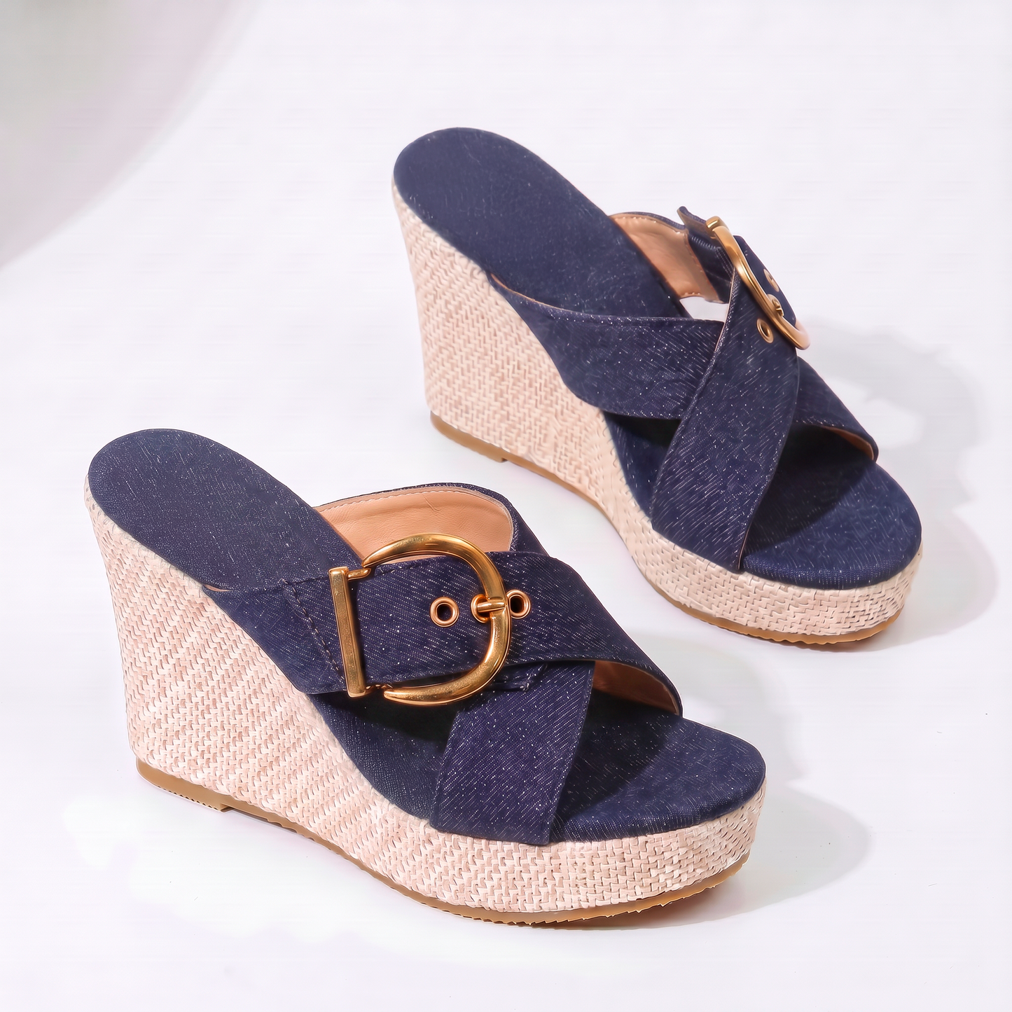 Isla Buckle Platform Sandals