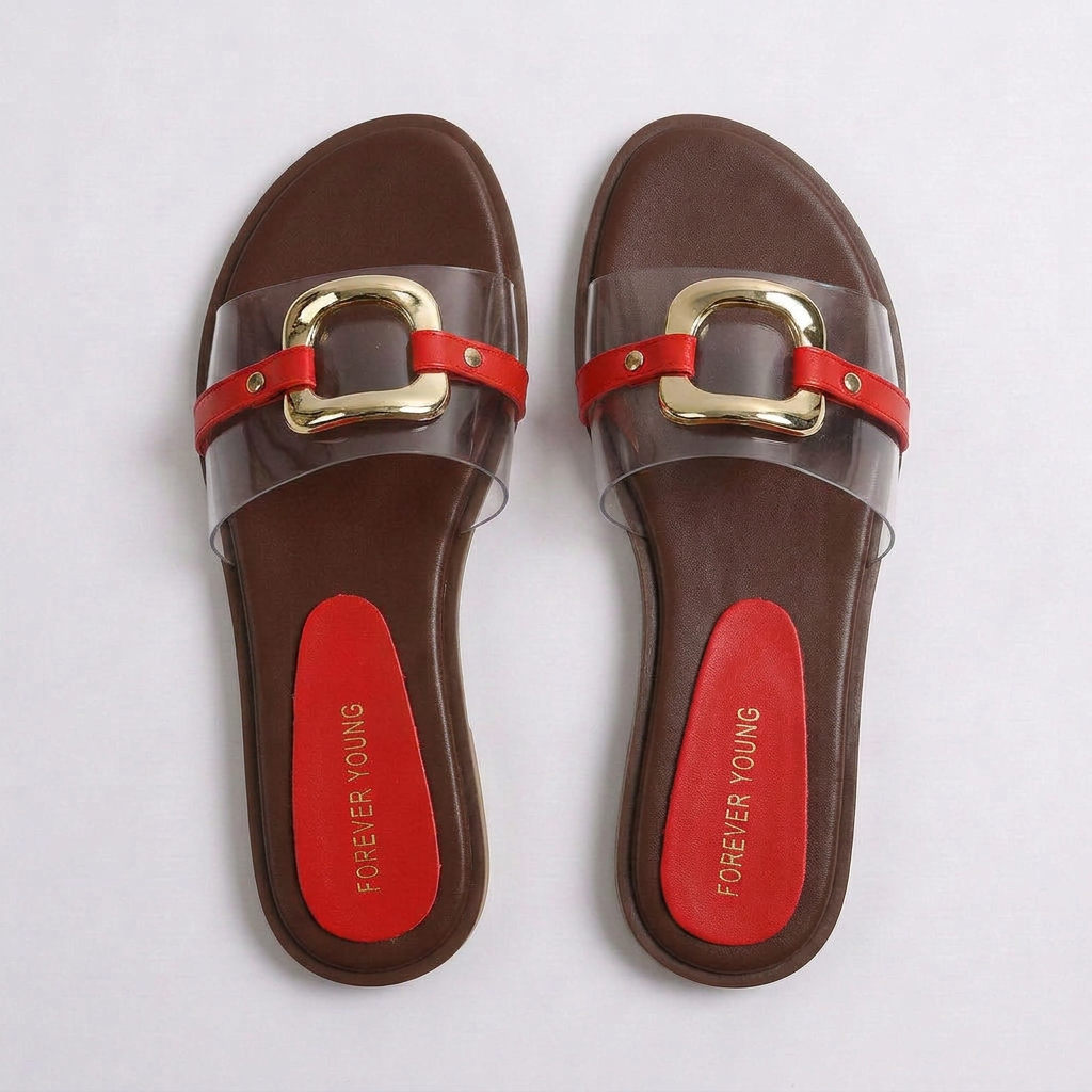 Rivana Metal Straps Slides