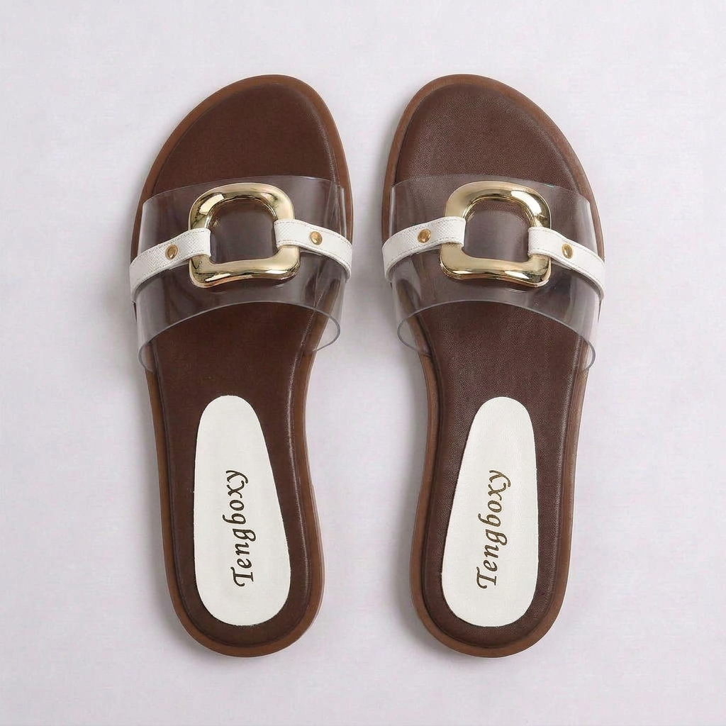 Rivana Metal Straps Slides