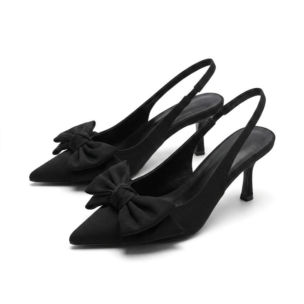 Selene Bow Detail Heels