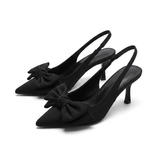 Selene Bow Detail Heels