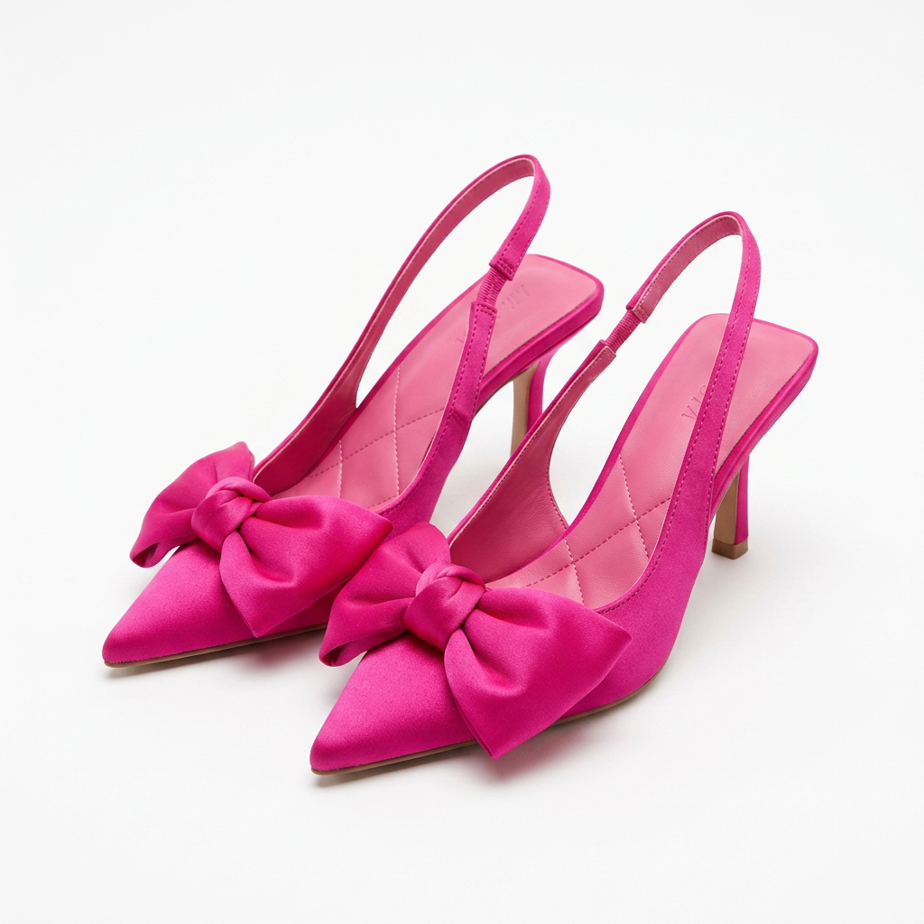 Selene Bow Detail Heels